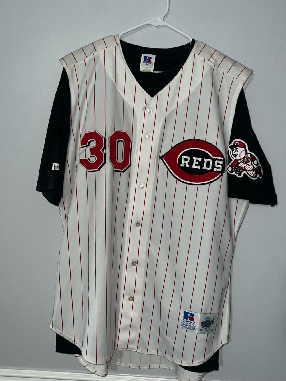 Cincinnati Reds Ken Griffey Jr Vest Jersey Mens 48 Russell Athletic Baseball